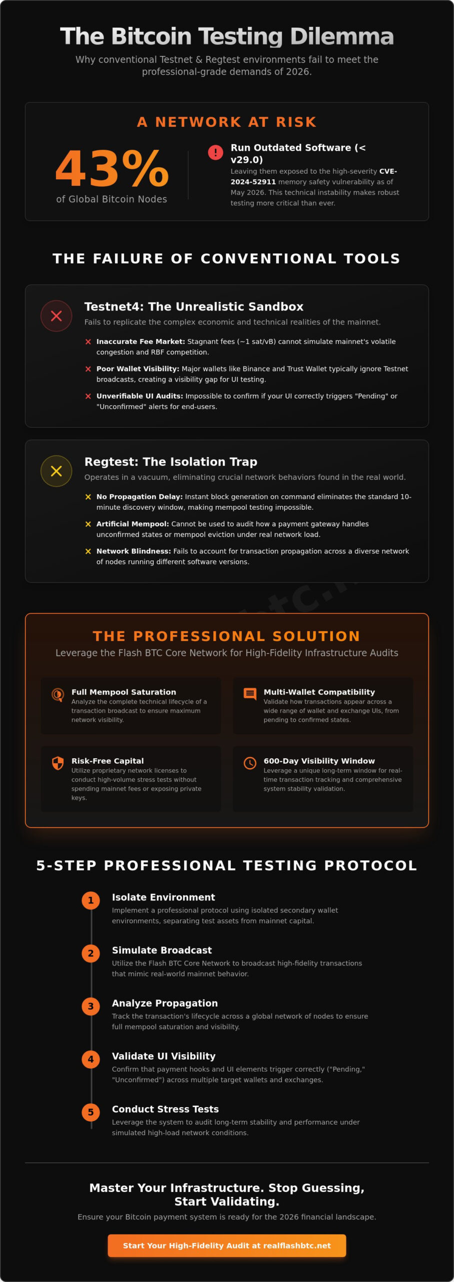 How to Test Bitcoin Payment System Safely: A 2026 Professional Framework
